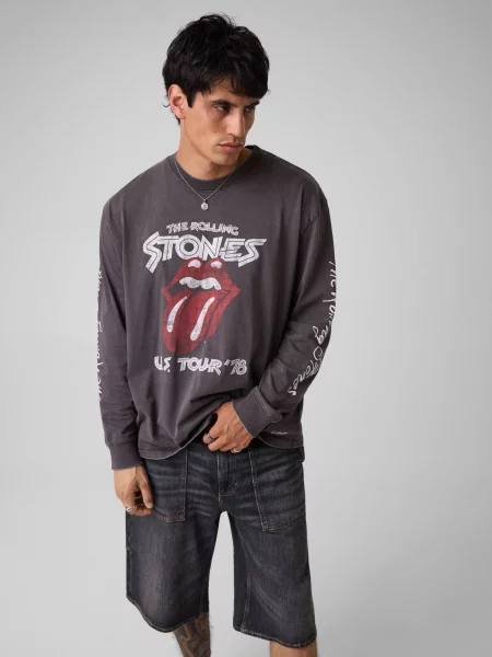 Póló Guess Jeans strasszokkal szürke