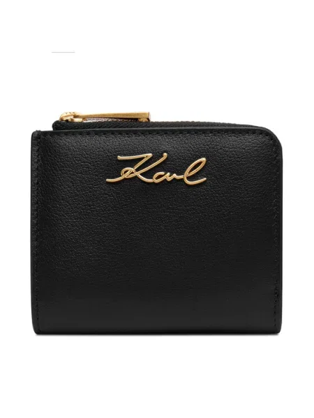 Karl Lagerfeld Novčanik Signature' crna