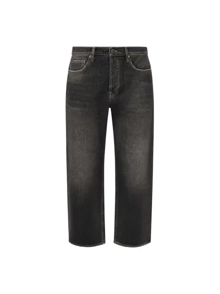 Szerokie jeansy Golden Goose czarne
