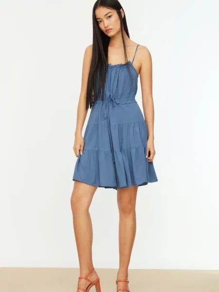 Рокля Trendyol синьо