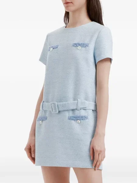 Rochie mini B+ab zdrențuiți albastru