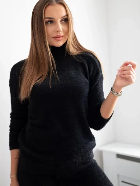 Sweter Kesi z alpaki czarny