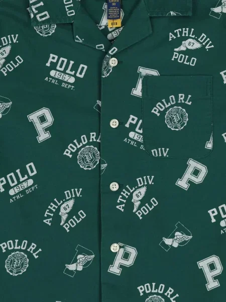 Koszula dziecięca Polo Ralph Lauren zielona