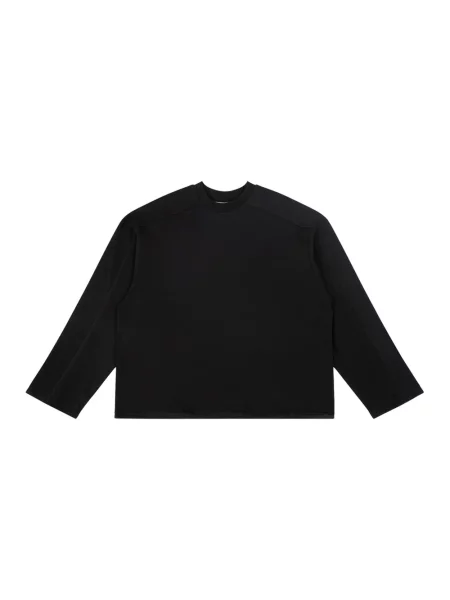 Długi top Kaos z długim rękawem czarny