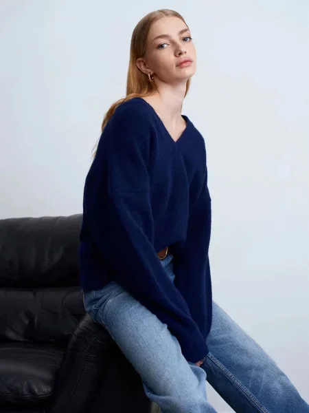 Dilvin Pulover Pullover mornarsko plava