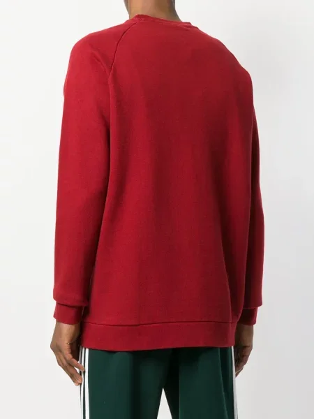 Hanorac crewneck Adidas roșu