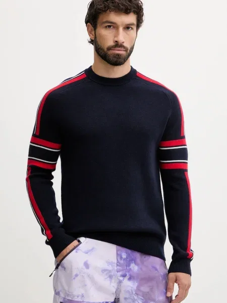 Fusalp pulover de lână Spectavia bleumarin