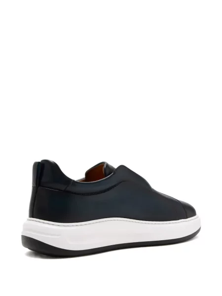 Sneakerși Magnanni din piele slip-on albastru