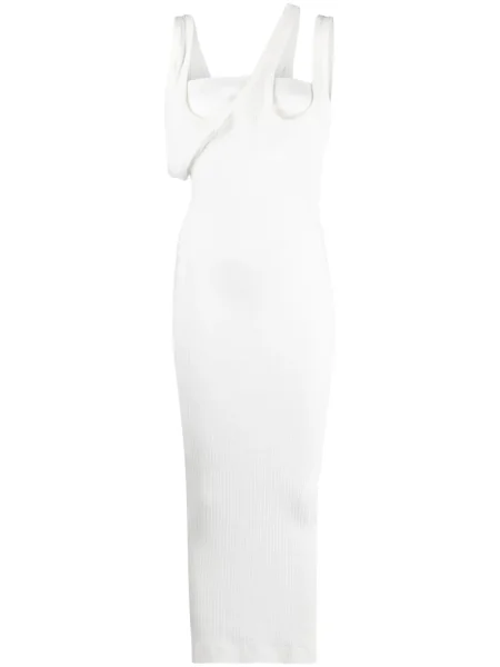 Rochie The Attico de costum alb