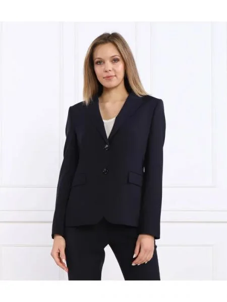 BOSS BLACK de lână sacou juleah negru