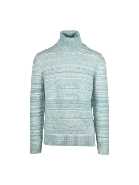 Sweter z golfem Dondup zielony