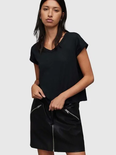 Тениска AllSaints Anna черно