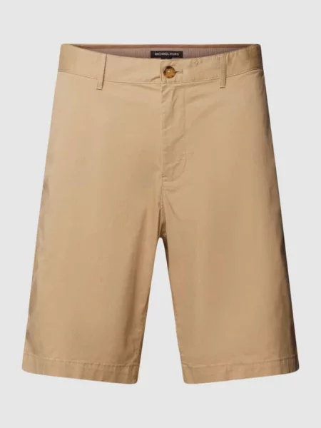 Szorty o kroju regular fit ze szlufkami na Michael Kors khaki