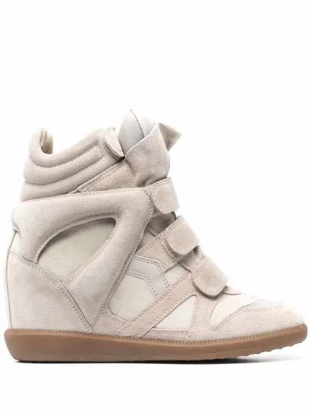 Sneakersy Isabel Marant na koturnie