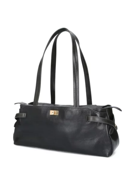 Geantă shopper Anya Hindmarch din piele negru