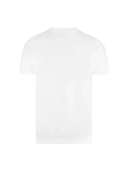 Koszulka Dolce And Gabbana casual żakardowa biała
