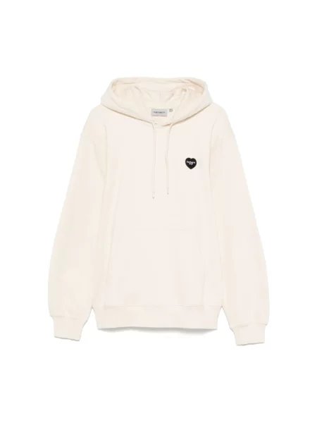 Sweter Carhartt Wip z kapturem beżowy