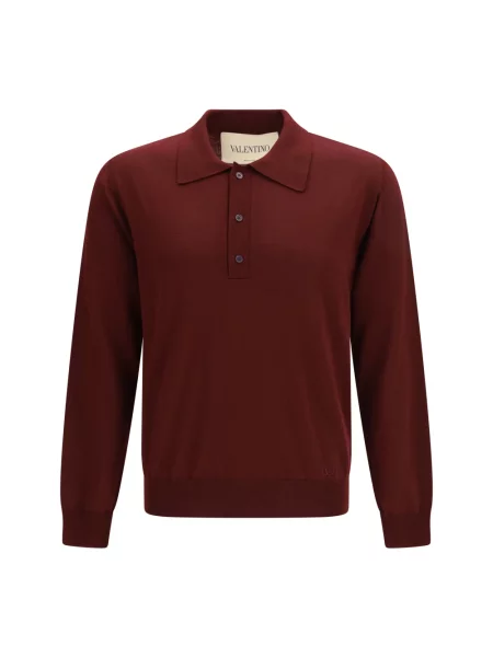 Sweter Valentino wełniany czerwony