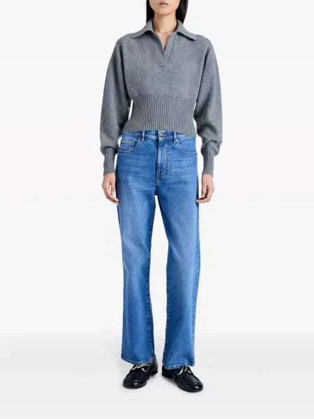 Briaunotas megztinis Proenza Schouler pilka