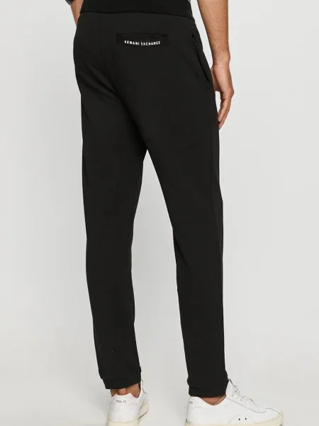 Armani Exchange Kalhoty černé
