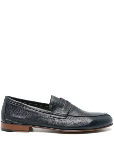 Pantofi loafer Corneliani din piele albastru