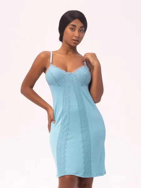 Leinle Нічна сорочка блакитний