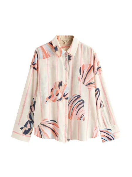 Next Bluză / albastru marin / albastru deschis / roz pal bej