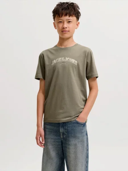Jack & Jones Junior Tricou JJAVERY taupe / pământiu gri