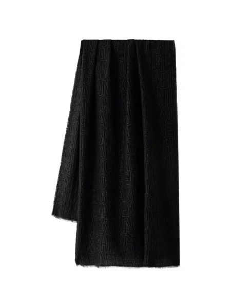 Fular Armani Exchange cu imagine negru