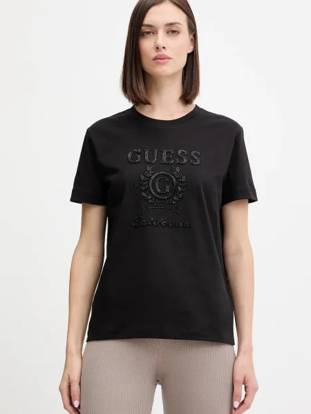 Guess tričko MENA černé
