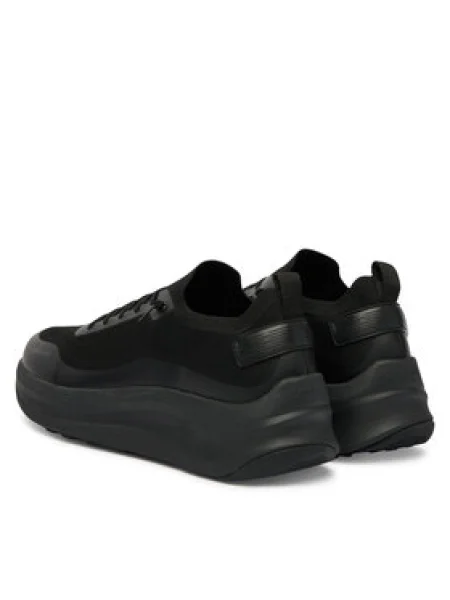 Sneakersy Calvin Klein Chunky Runner Lace Up Sock Knit čierna