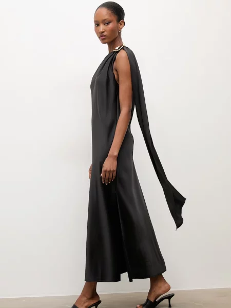 Answear.LAB rochie asimetrică negru