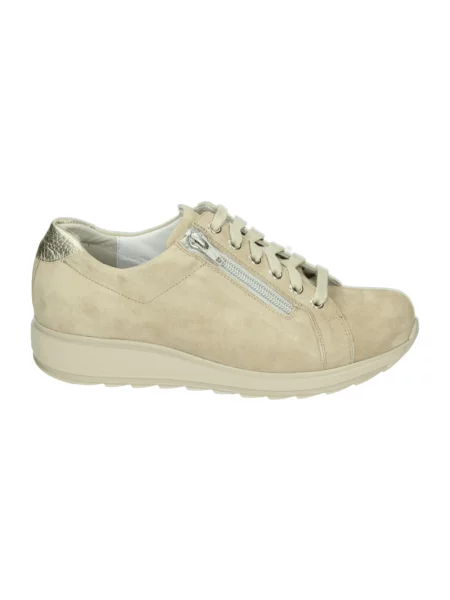 Sneakersy Durea zamszowe beżowe