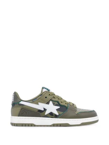 Sneakerși A Bathing Ape® cu imagine cu model camuflaj verde
