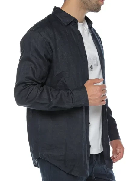 Hosszú ing Armani Exchange kék