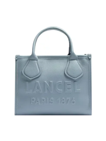 Shopperka Lancel skórzana biała