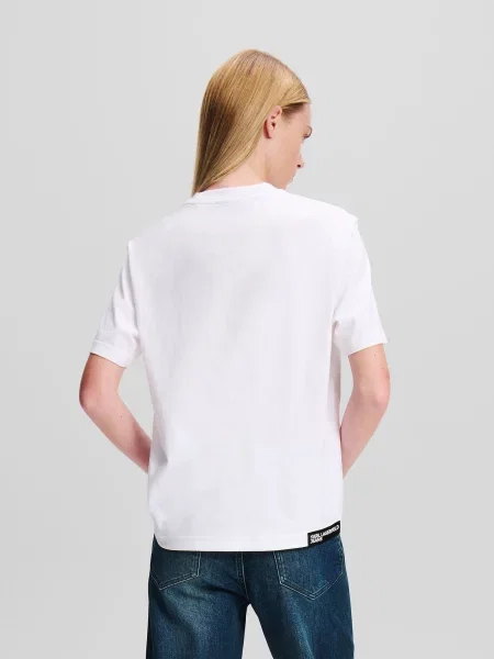 Футболка Karl Lagerfeld Jeans білий