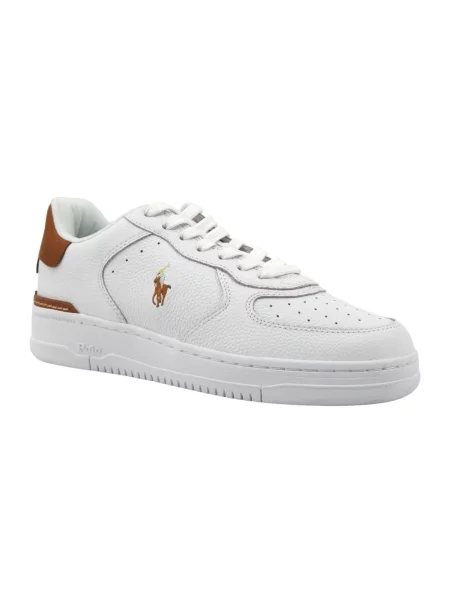 Sneakersy Ralph Lauren skórzane białe