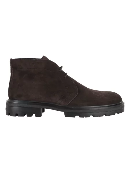 Botki Hogan zamszowe casual brązowe