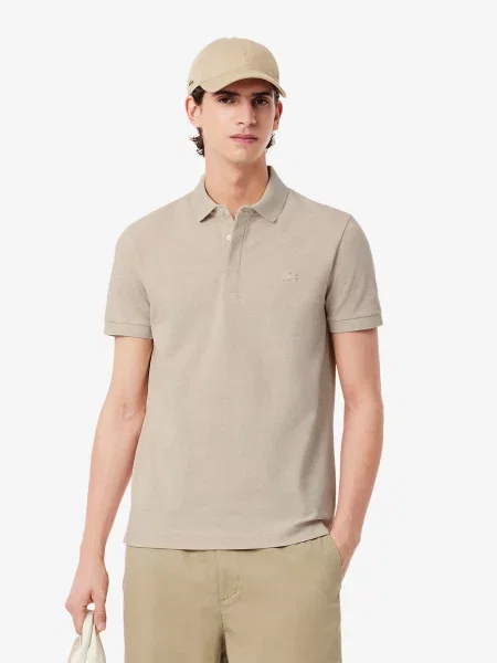Поло Lacoste сірий