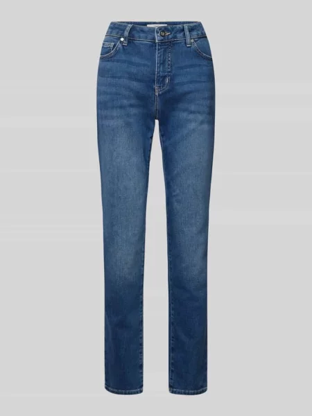Jeansy o kroju slim fit z 5 model ‘Catia’ Someday niebieskie