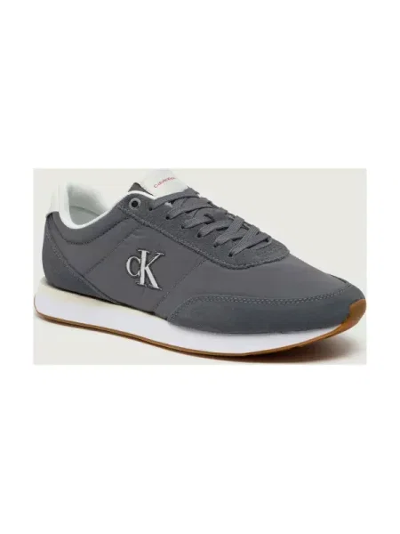 Férfi cipők Calvin Klein Retro Runner Ess Mix Mat night owl/off white. Méret: 41 EU szürke