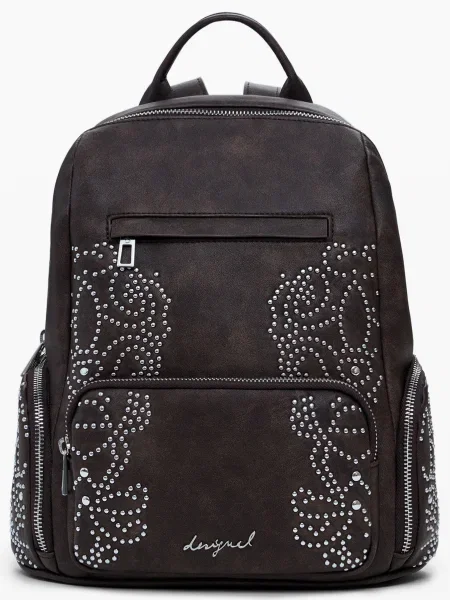 Desigual Ruksak Poker Face Chest smeđa