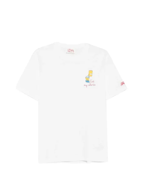Tricou Mc2 Saint Barth cu imagine alb