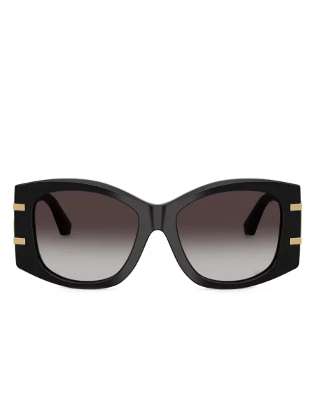Ochelari de soare Dolce & Gabbana Eyewear cu imprimeu geometric negru