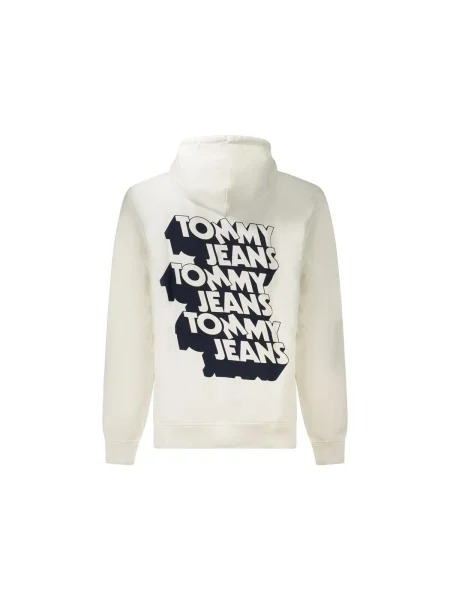 Kapucnis melegítő felső Tommy Hilfiger fehér