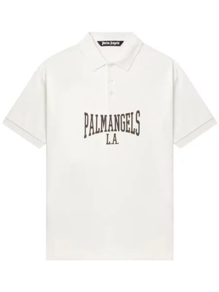 Polo Palm Angels cu imagine alb