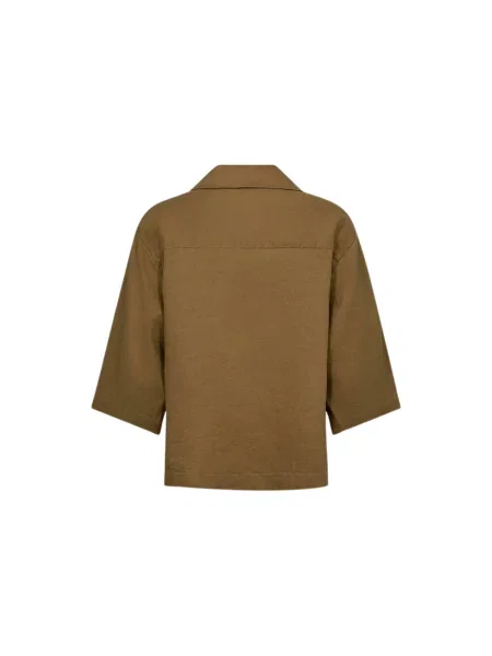 Ivy Copenhagen Tricou PD-Lina Linen maro