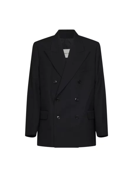 Marynarka Dries Van Noten wełniana czarna