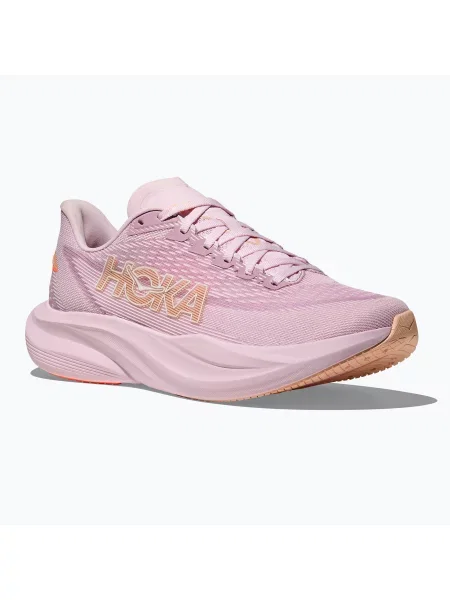 Дамски обувки за бягане HOKA Mach 7 lilac cream/tangerine glow розово